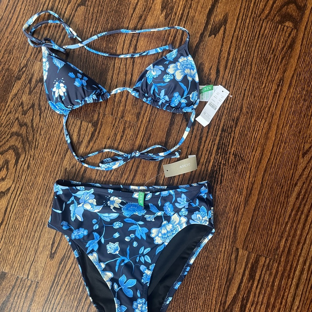 J Crew floral swim bottoms XS NEW WITH TAGS (selling top separately diff size)